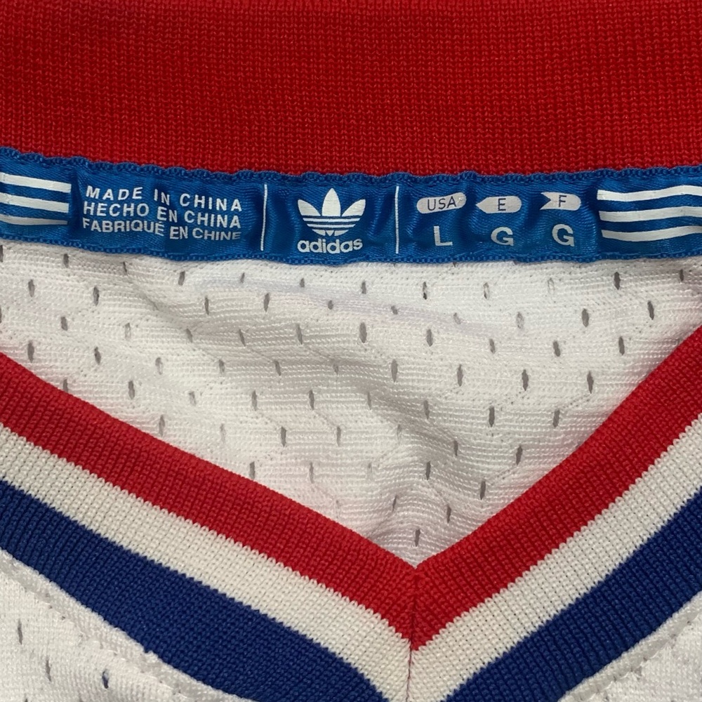 Vintage Adidas NBA Julius Erving Philadelphia 76ers 
Jersey White - Picture 5 of 10